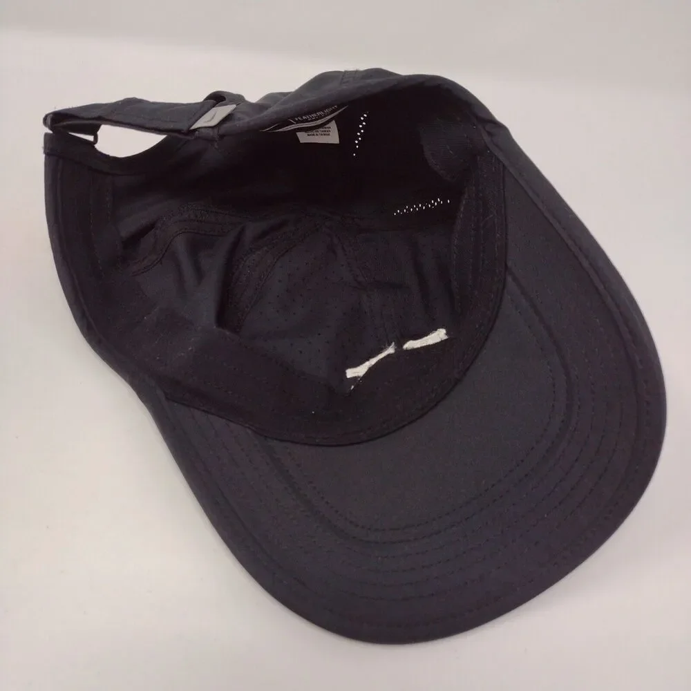 BK Soccer Strapback Hat Black OSFM Embroidered Nike Featherlight